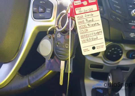 2016 Ford Fiesta Se z USA, uszkodzony, nr VIN 3FADP4BJ8GM125562